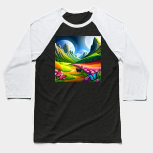 Beautiful Landscape T-shirt Baseball T-Shirt